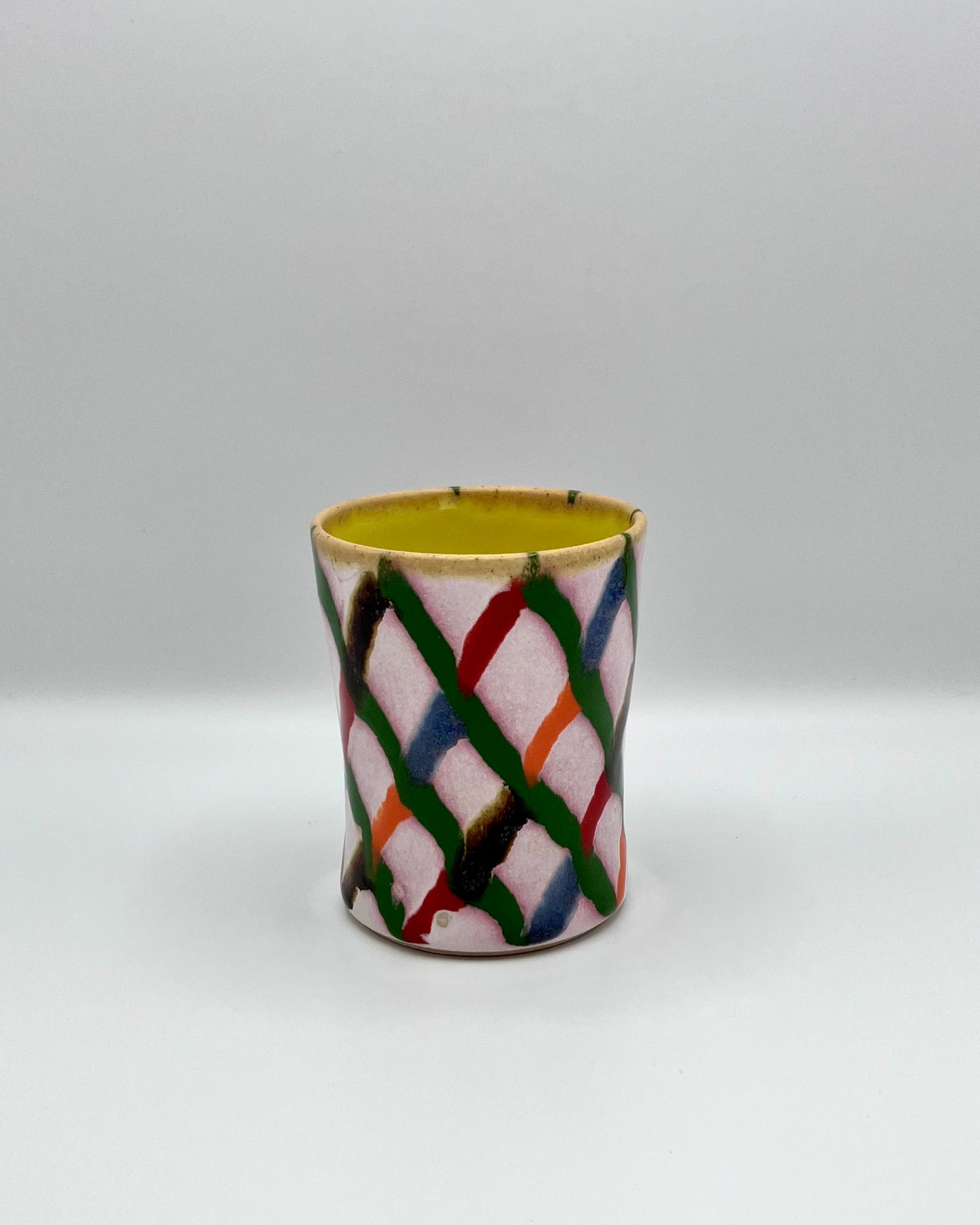 Green lattice cup