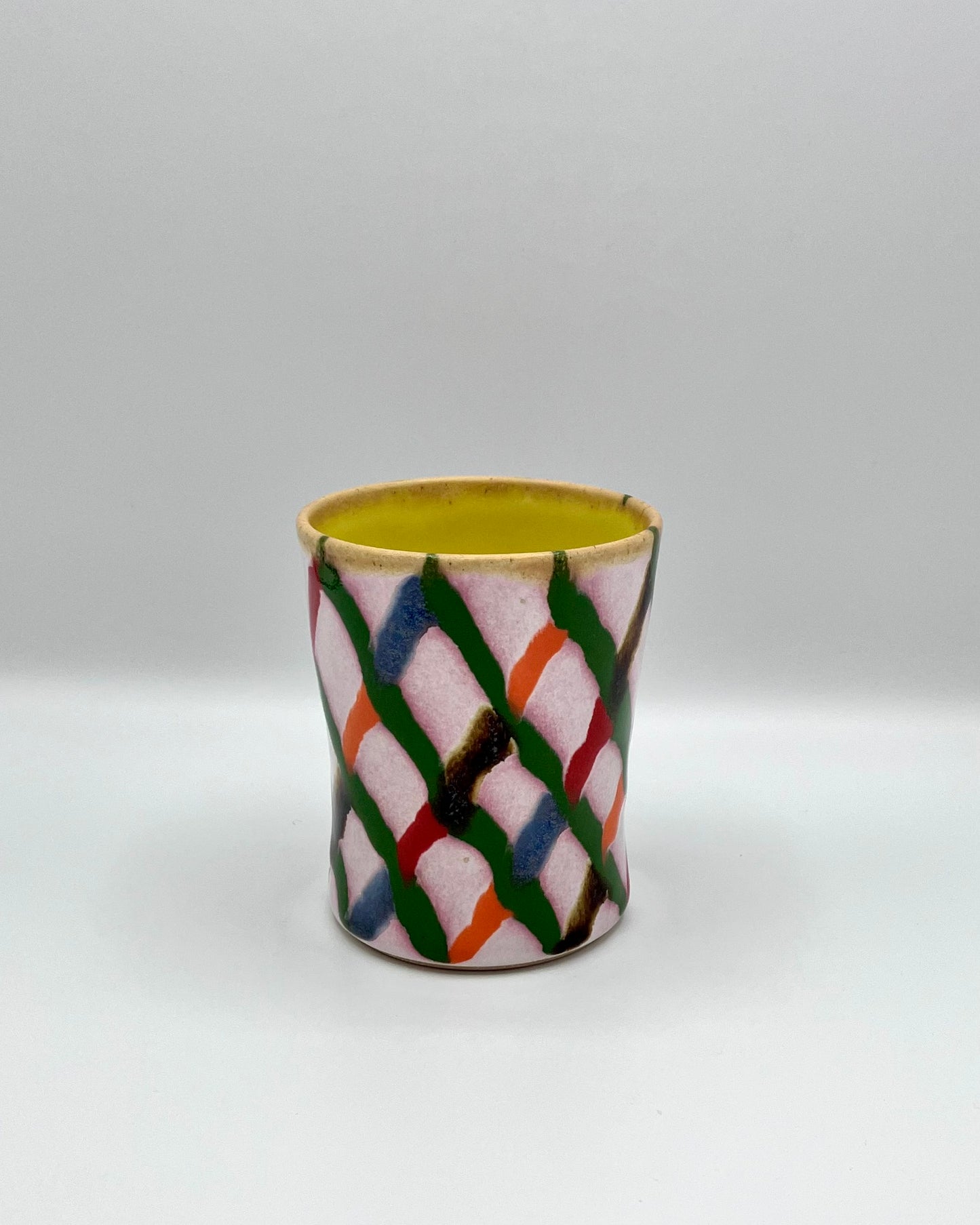 Green lattice cup