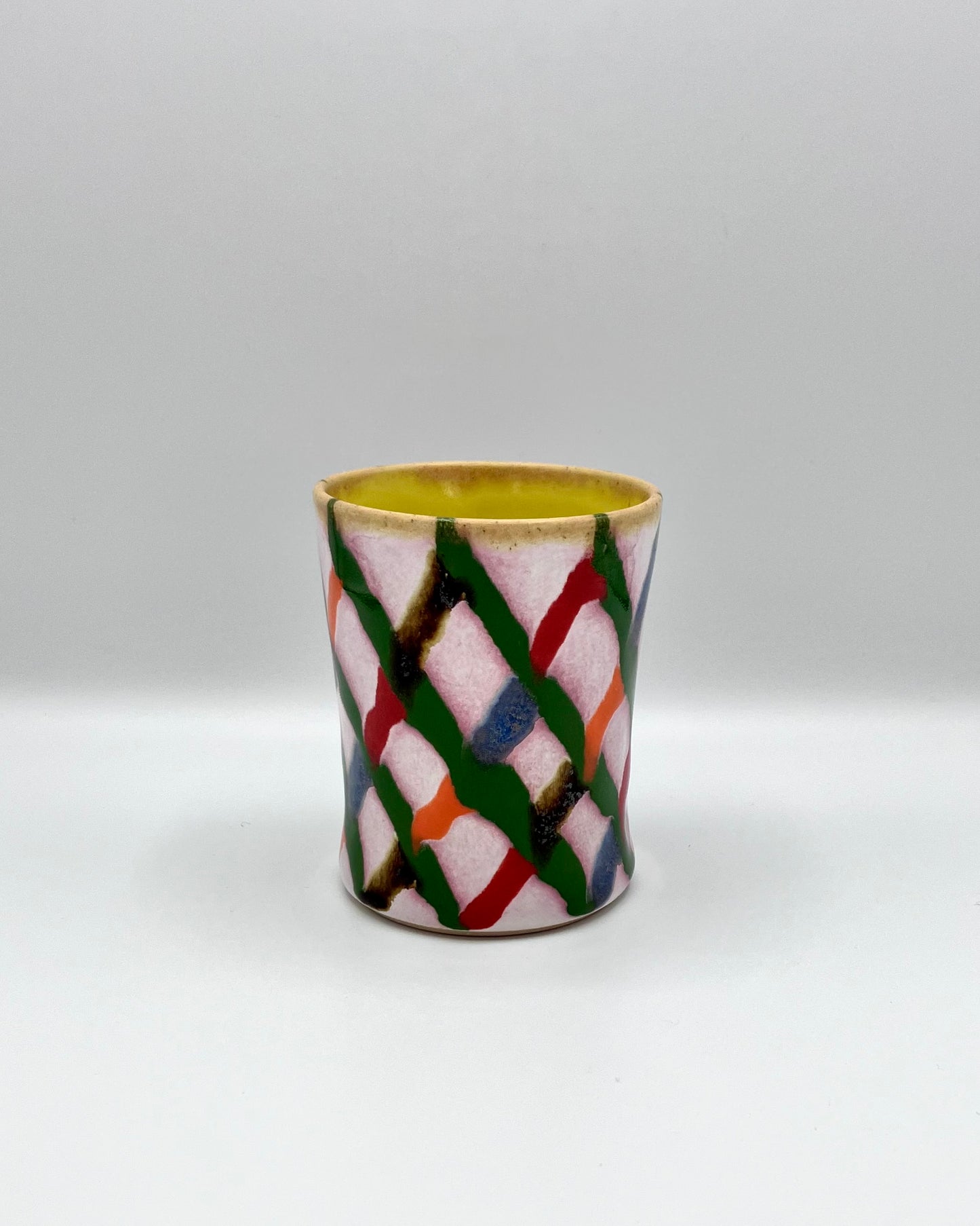 Green lattice cup
