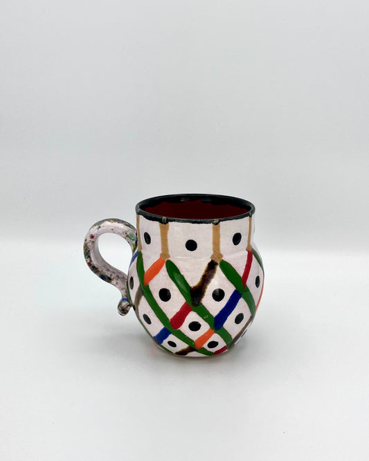 Trellis dot mug