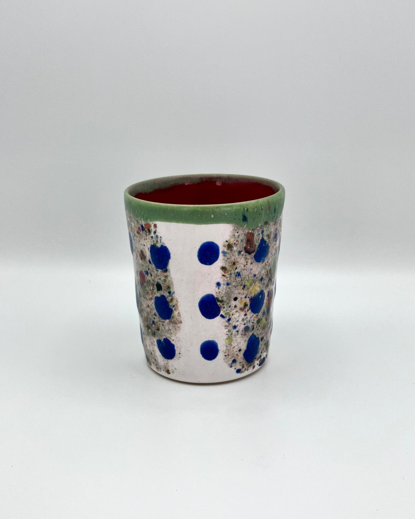 Blue Polka cup (loose)