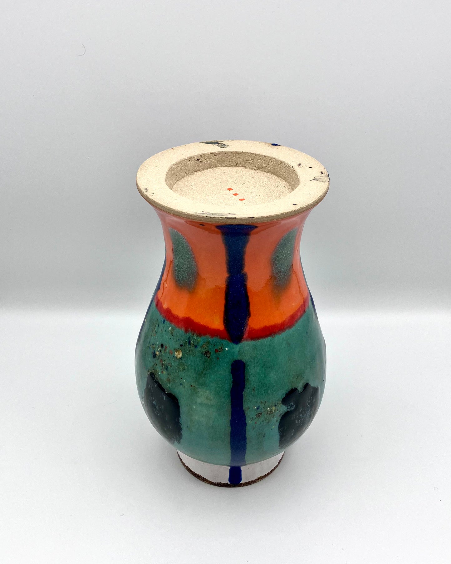 Blue Valentine vase
