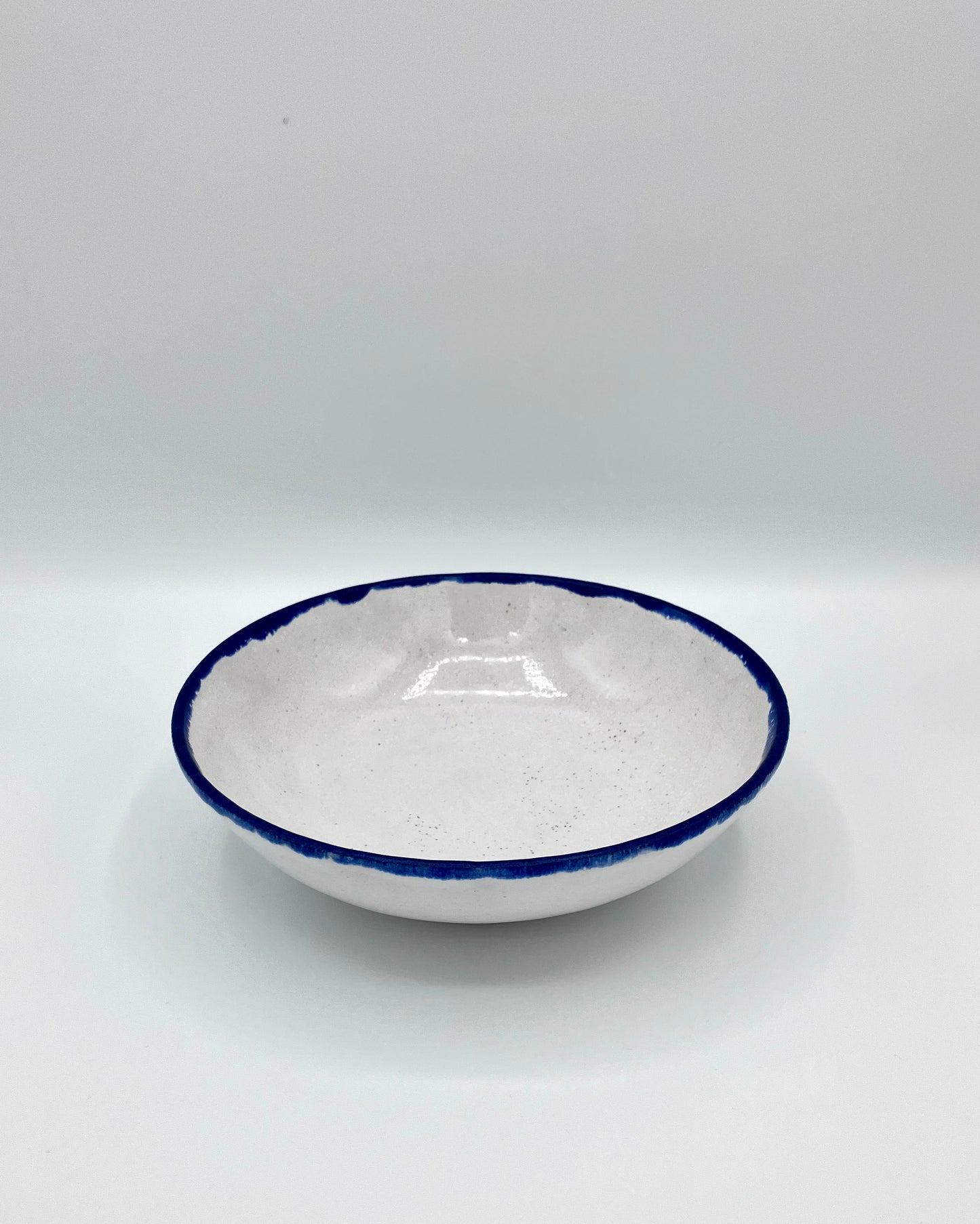 White footed pasta bowl