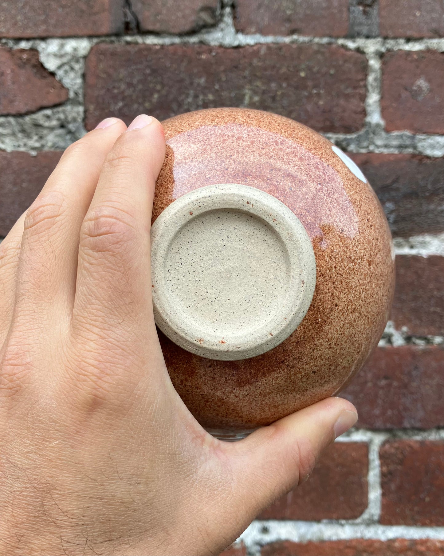 3 dot stoneware bowl