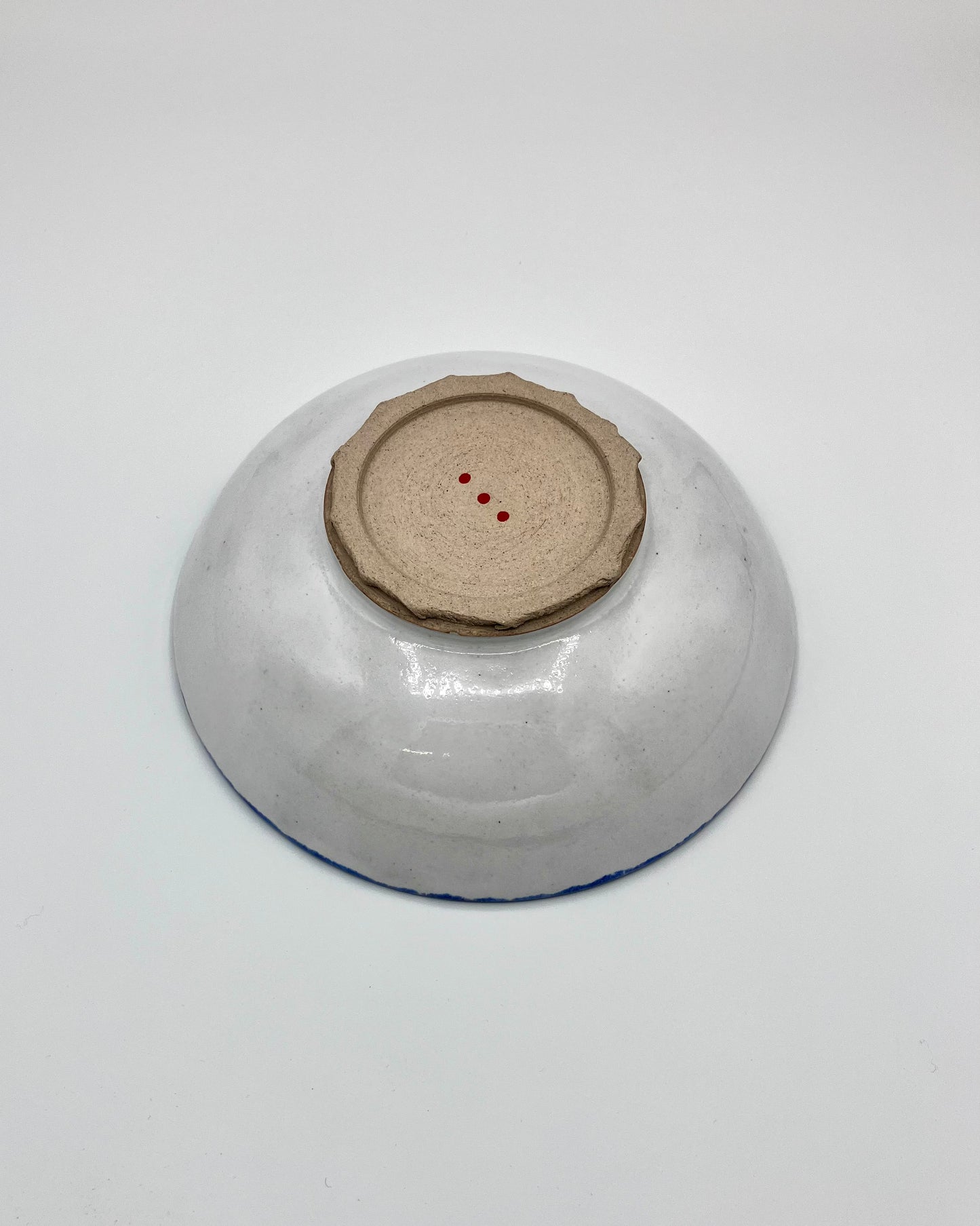 White footed pasta bowl