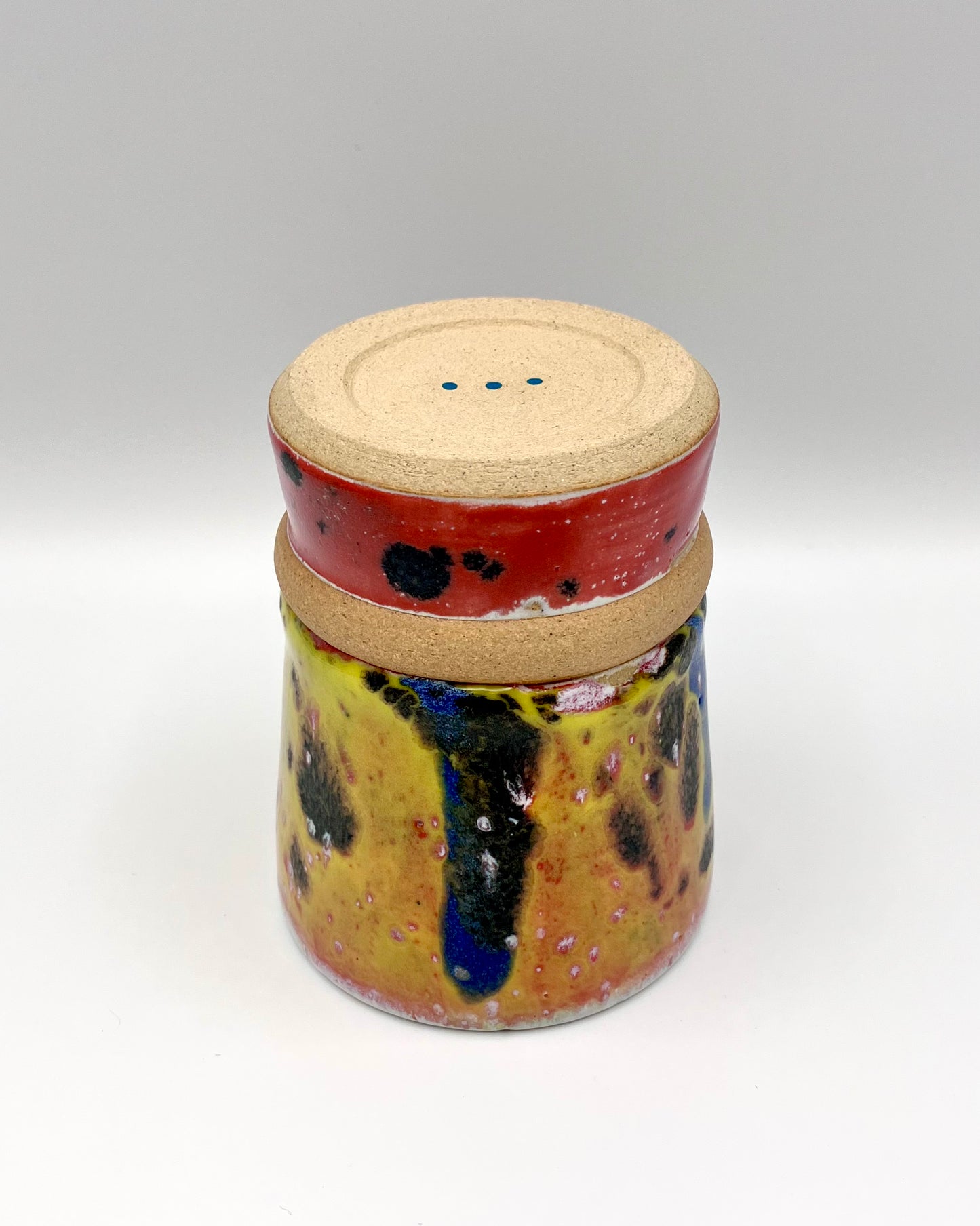 Yellow & red flute cup