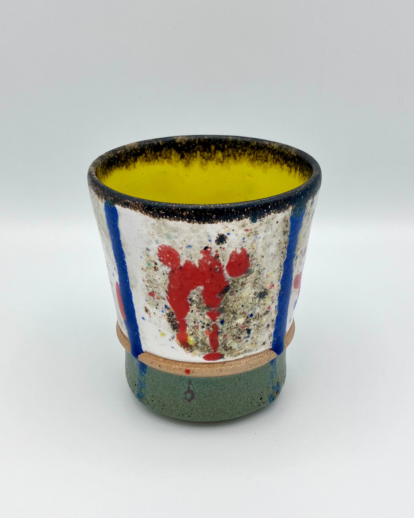 Leftovers cup - red, blue, green, yellow