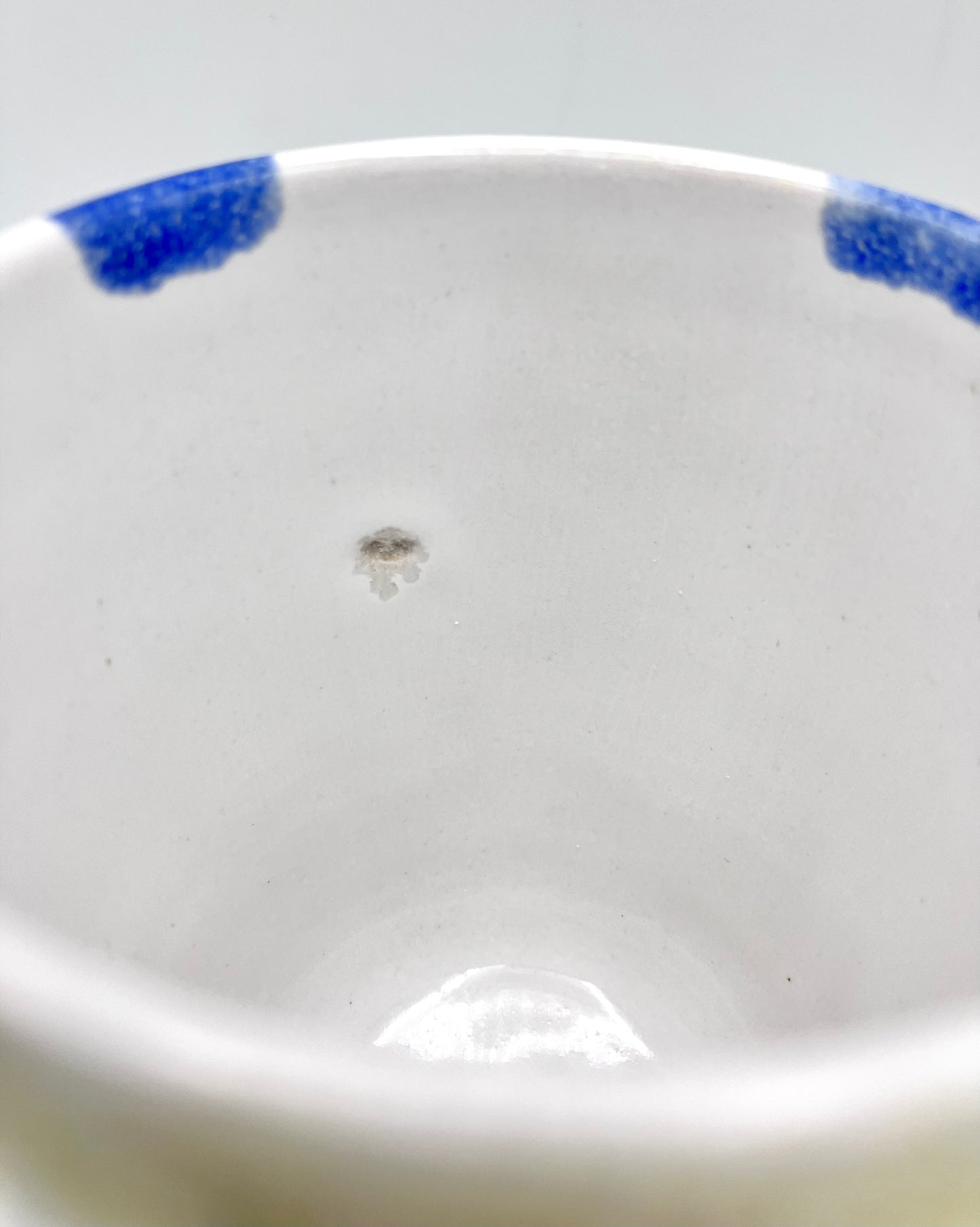 Yellow and blue leftovers cup (second)