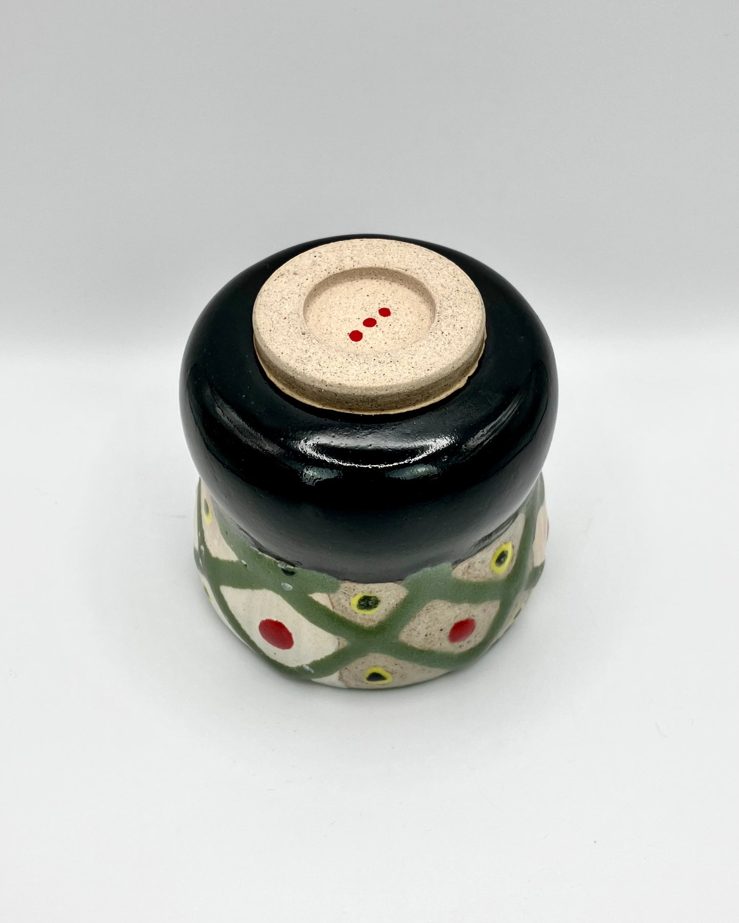 Green lattice - Lazurite cup