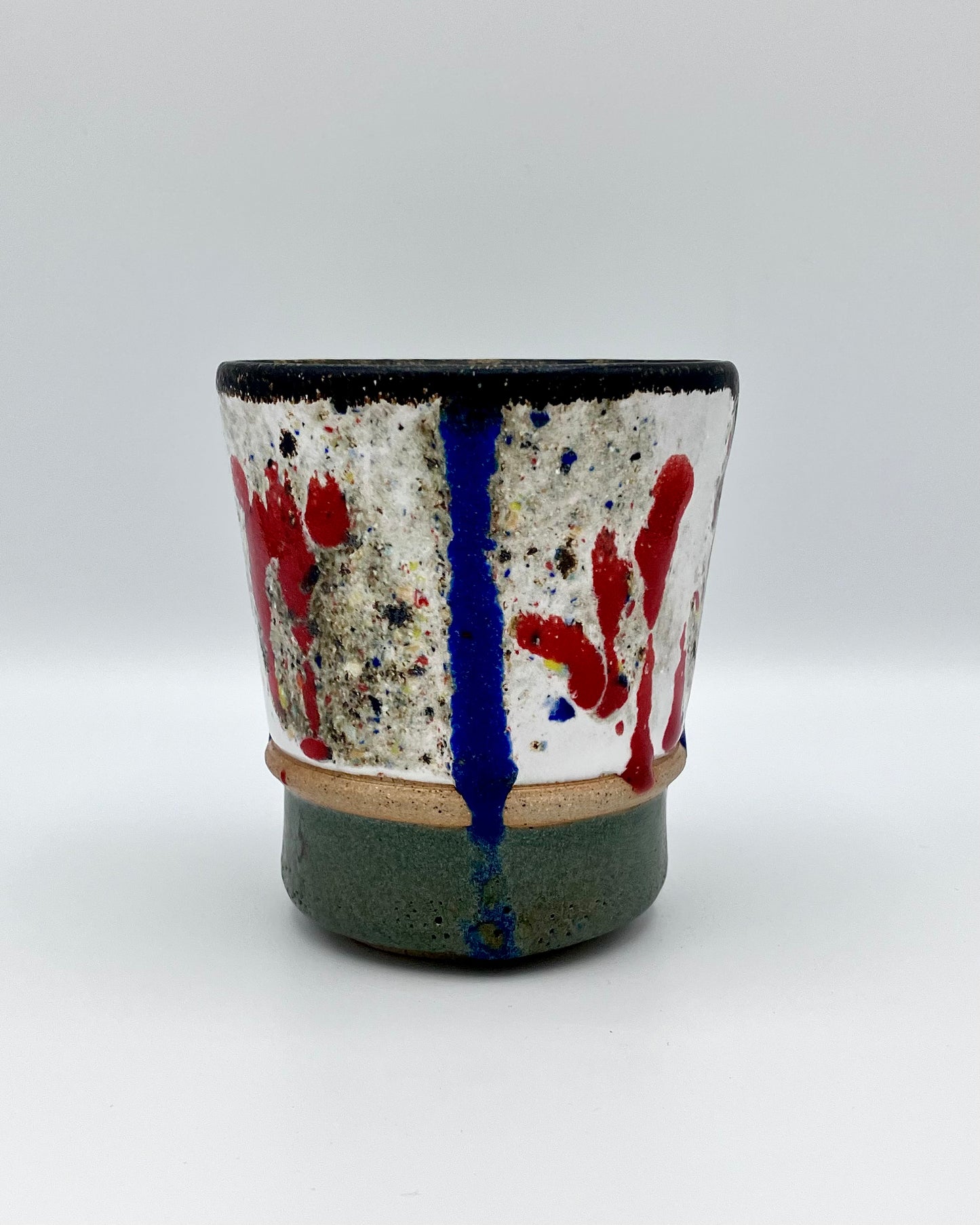 Leftovers cup - red, blue, green, yellow