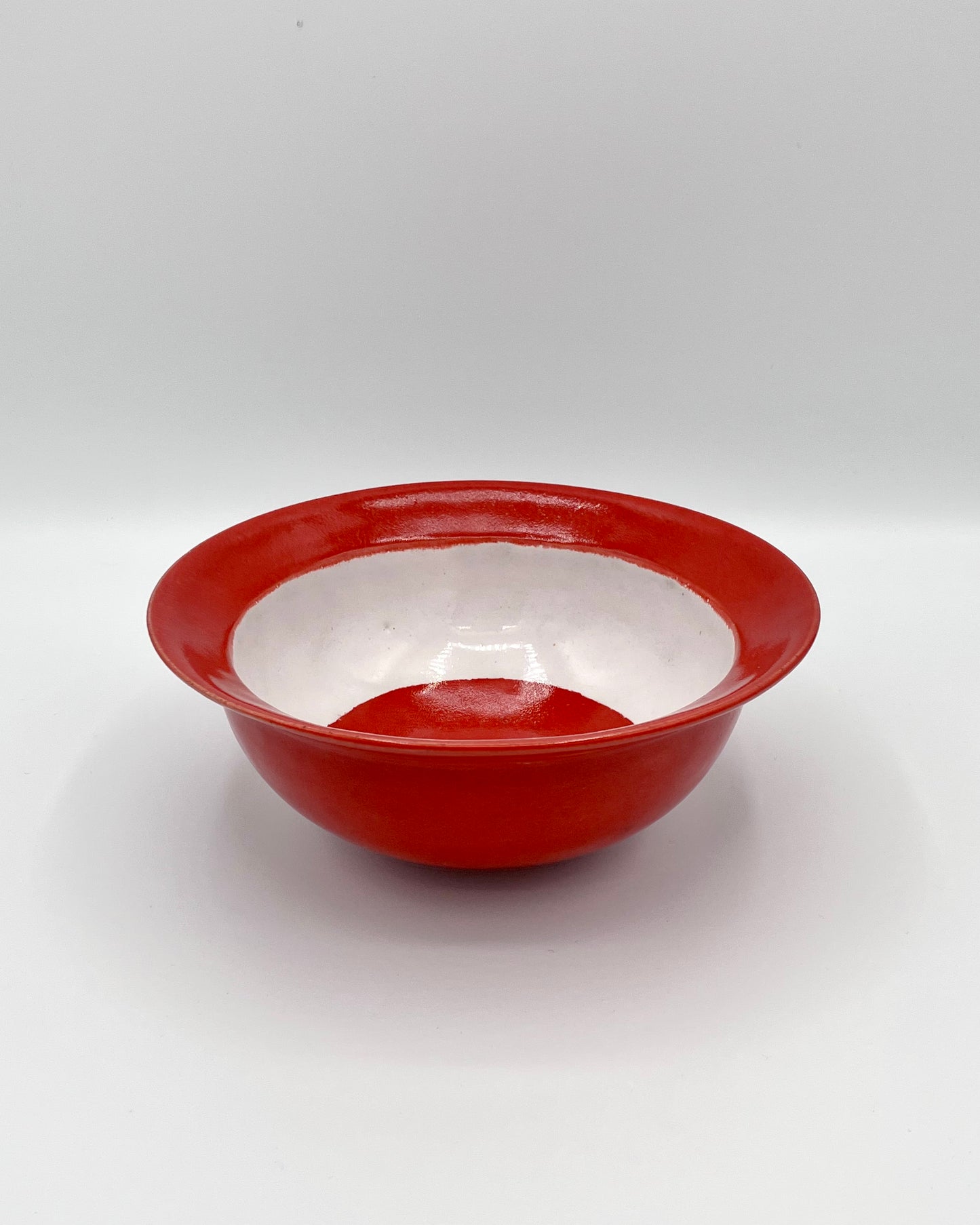 White stripe breakfast bowl