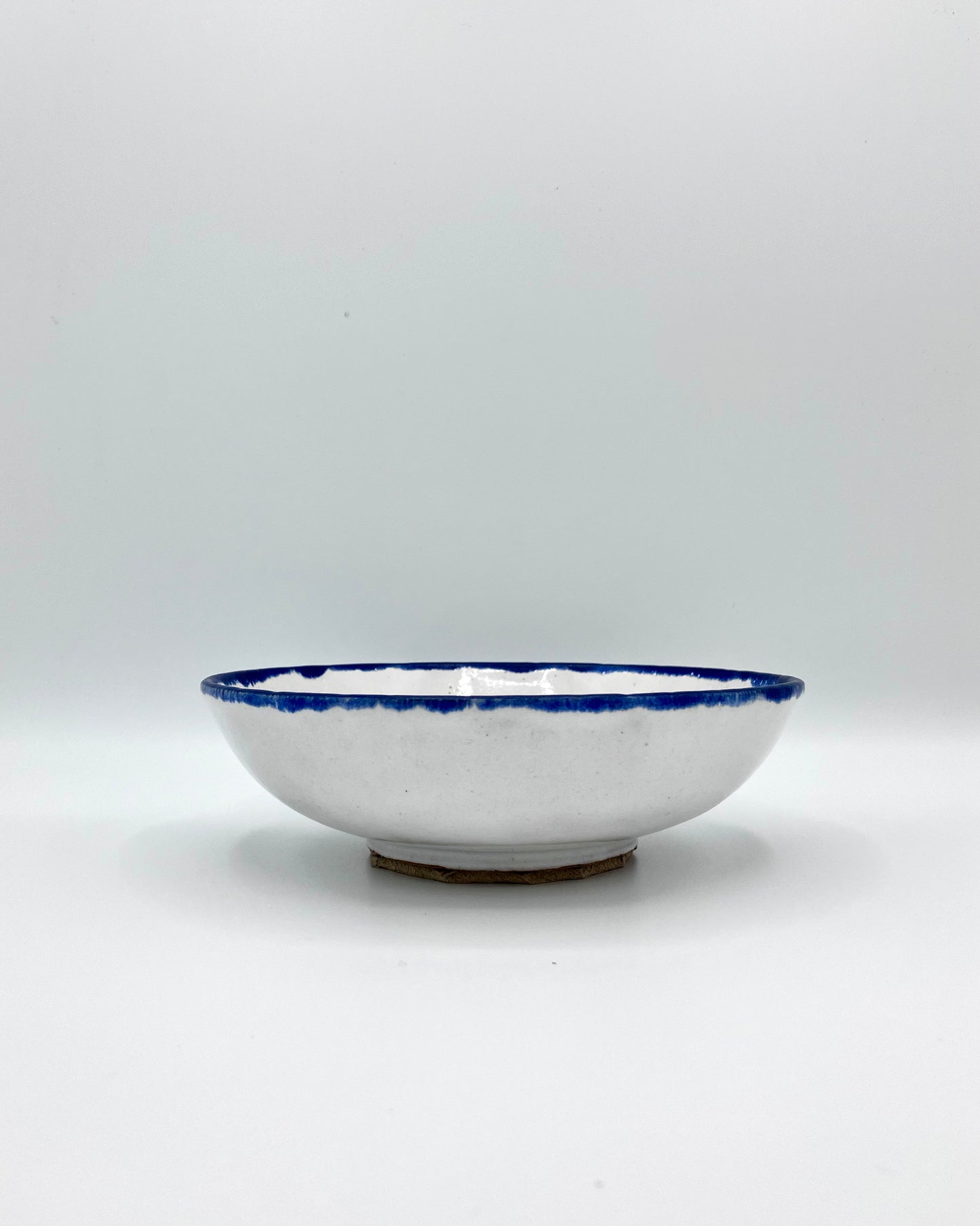 White footed pasta bowl