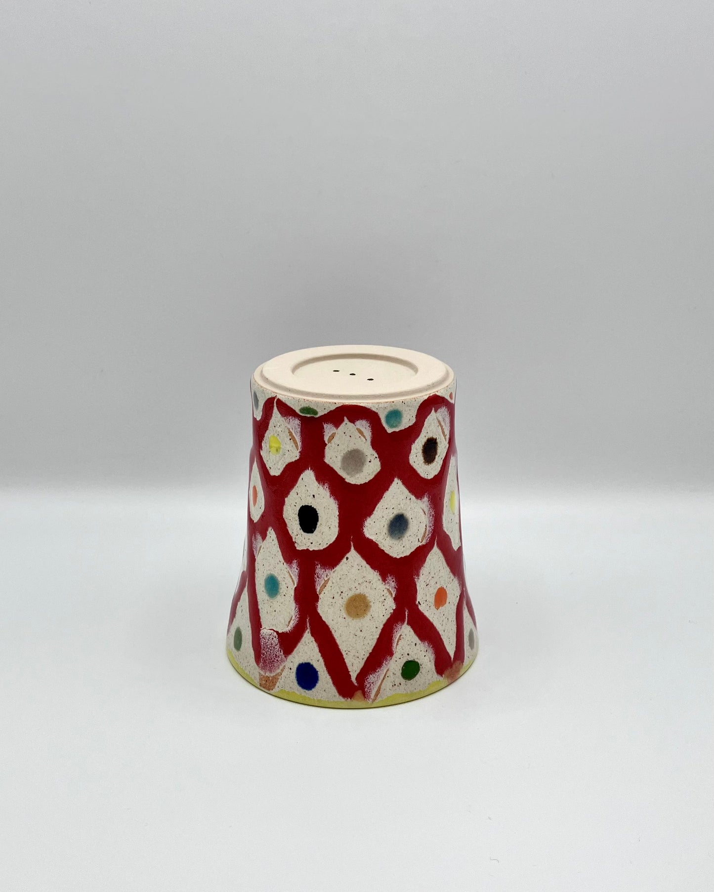 Red lattice cup