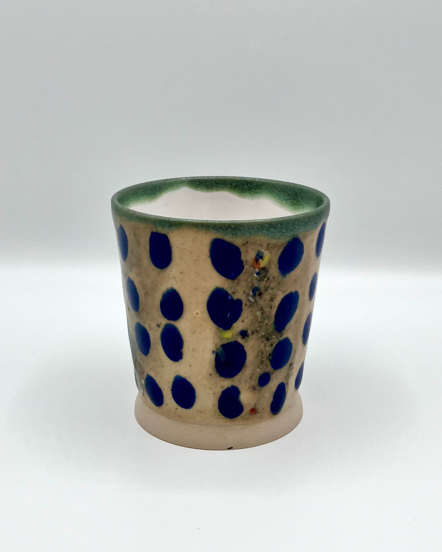 Blue Polka cup