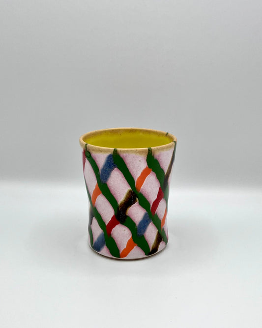 Green lattice cup