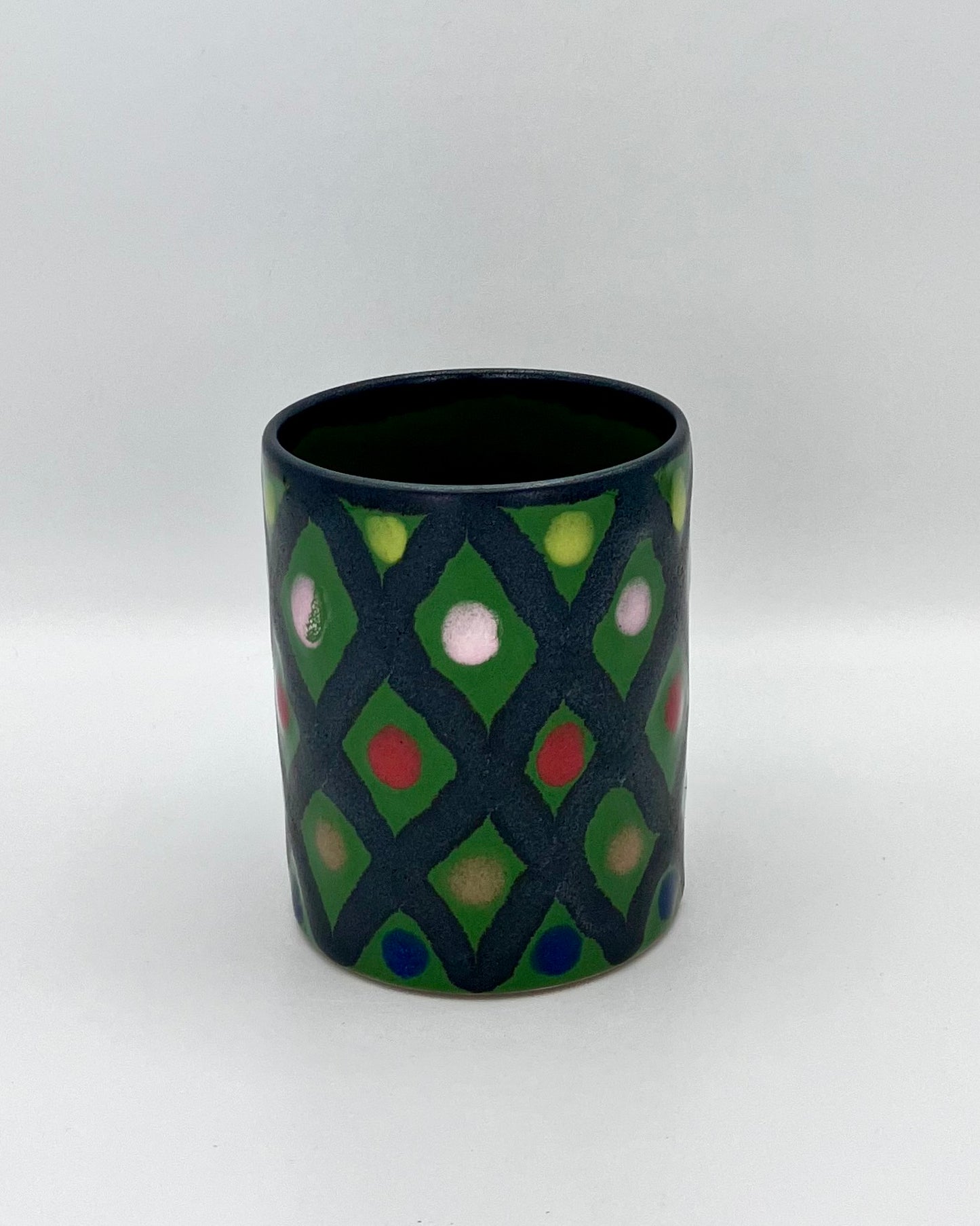 Black lattice cup