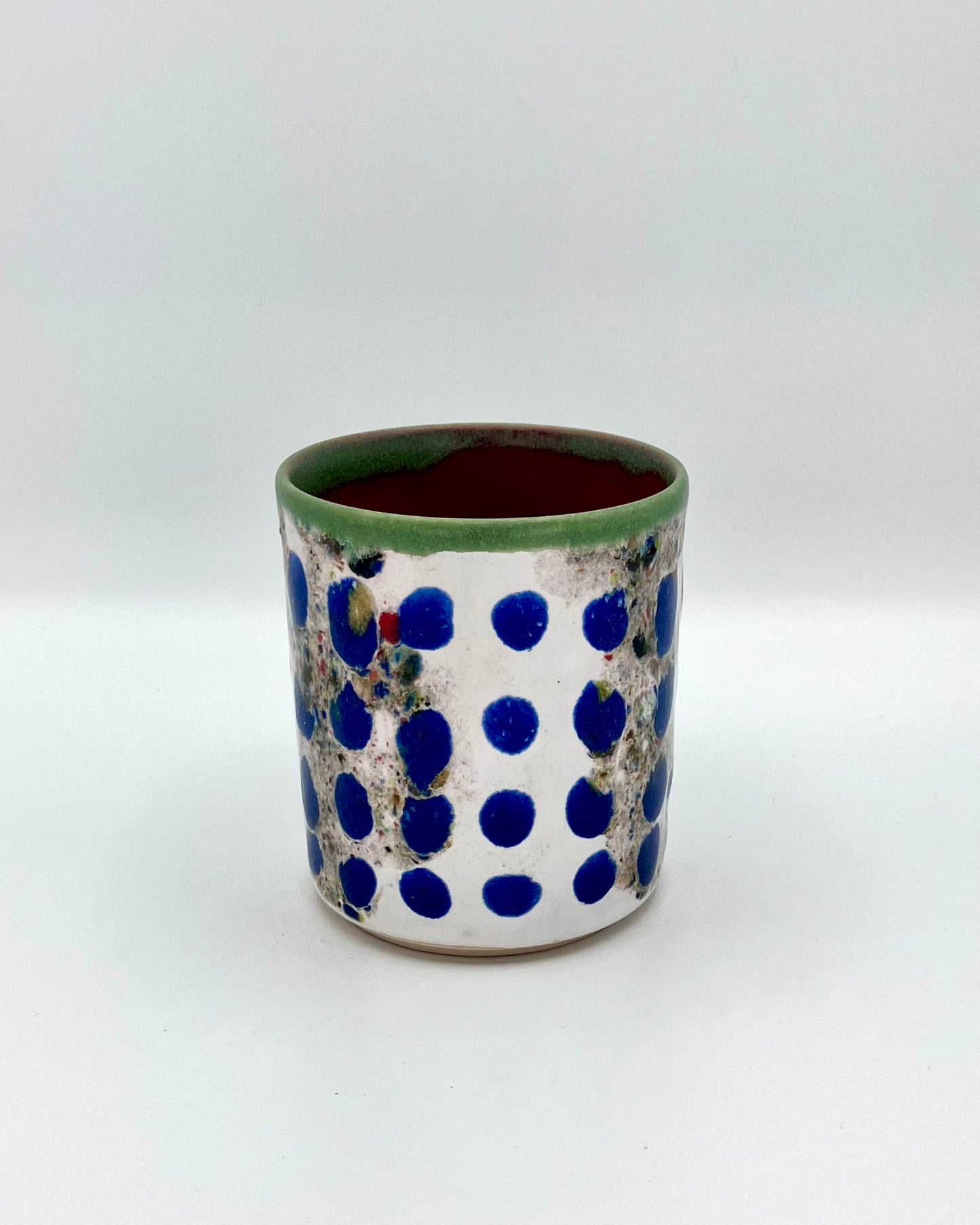 Blue Polka cup (tight)