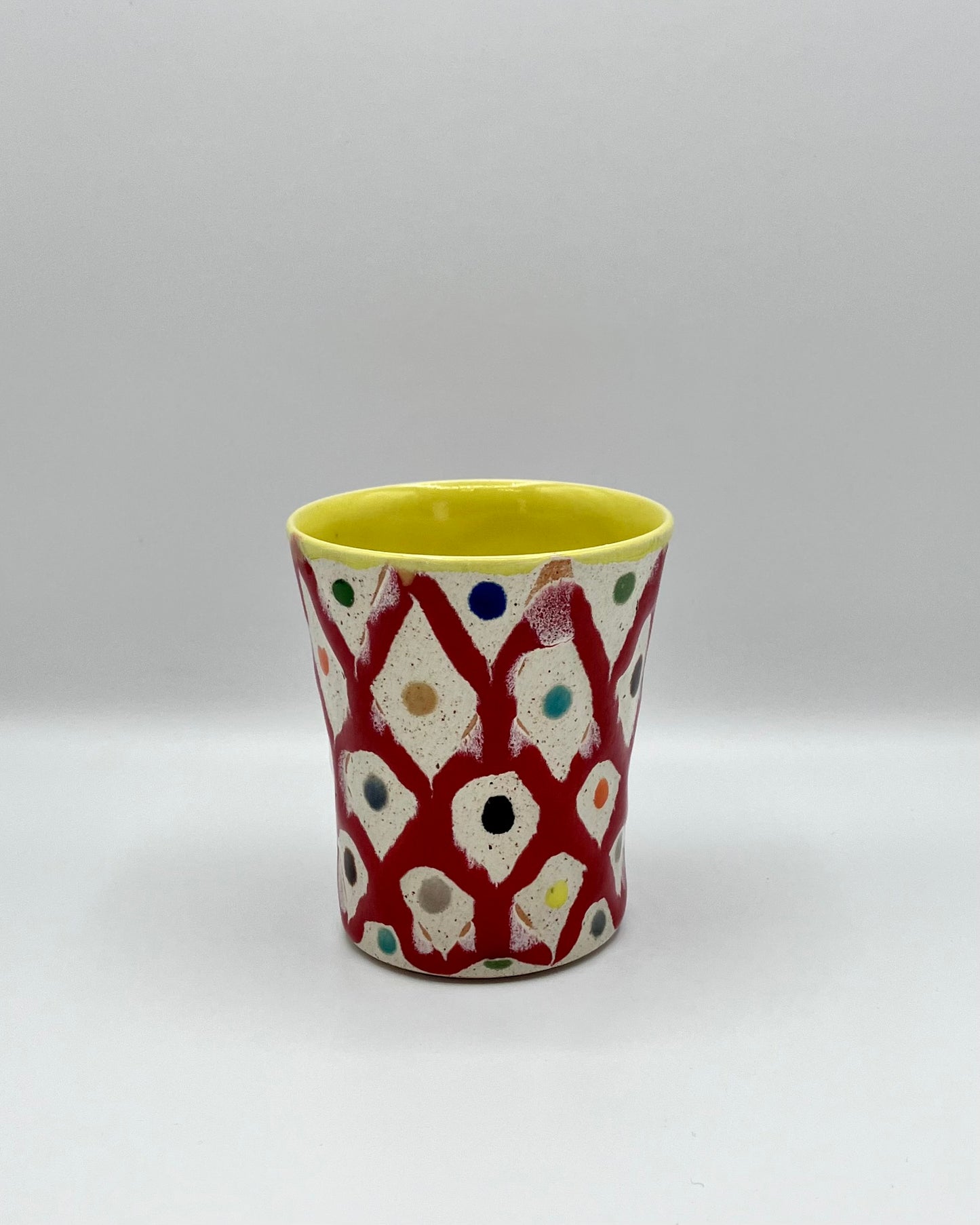 Red lattice cup