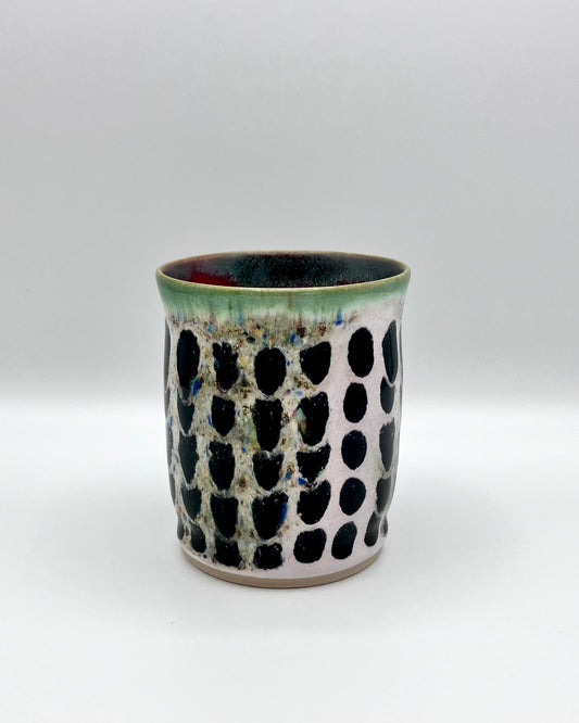 Black Polka cup