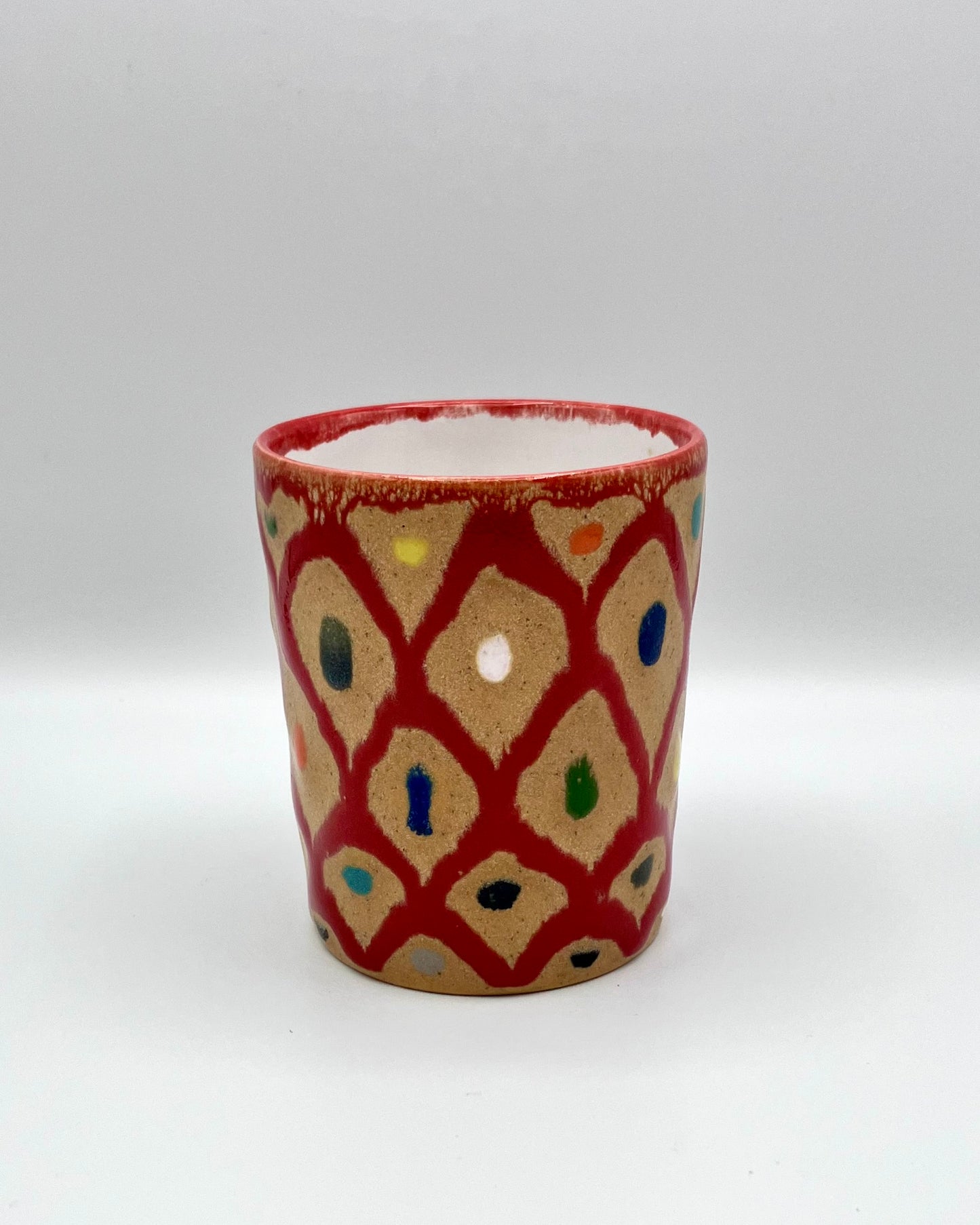 Ochre lattice cup