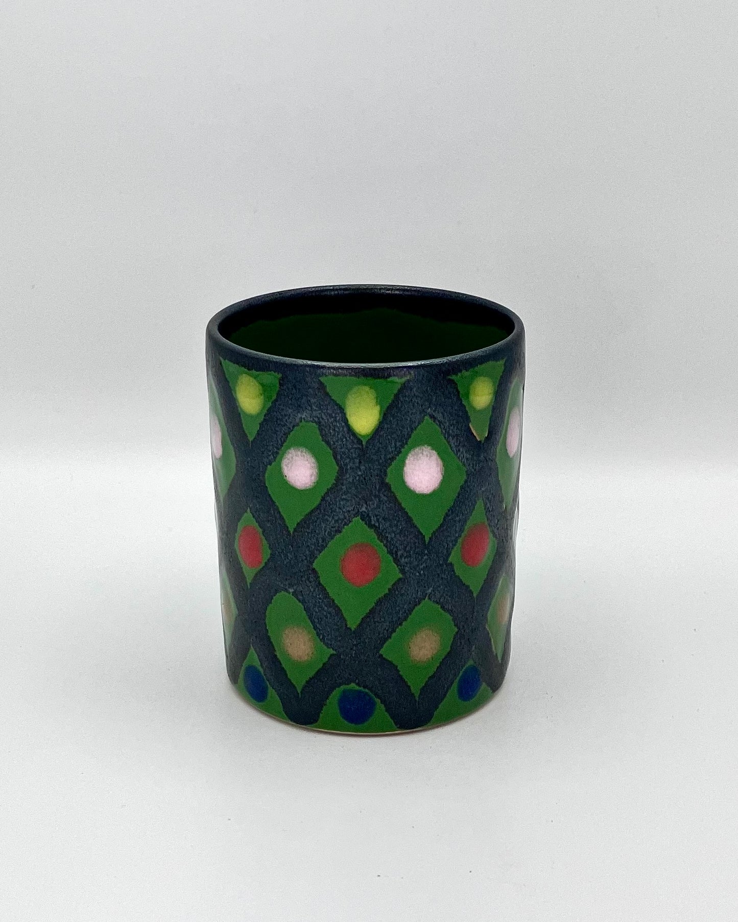 Black lattice cup
