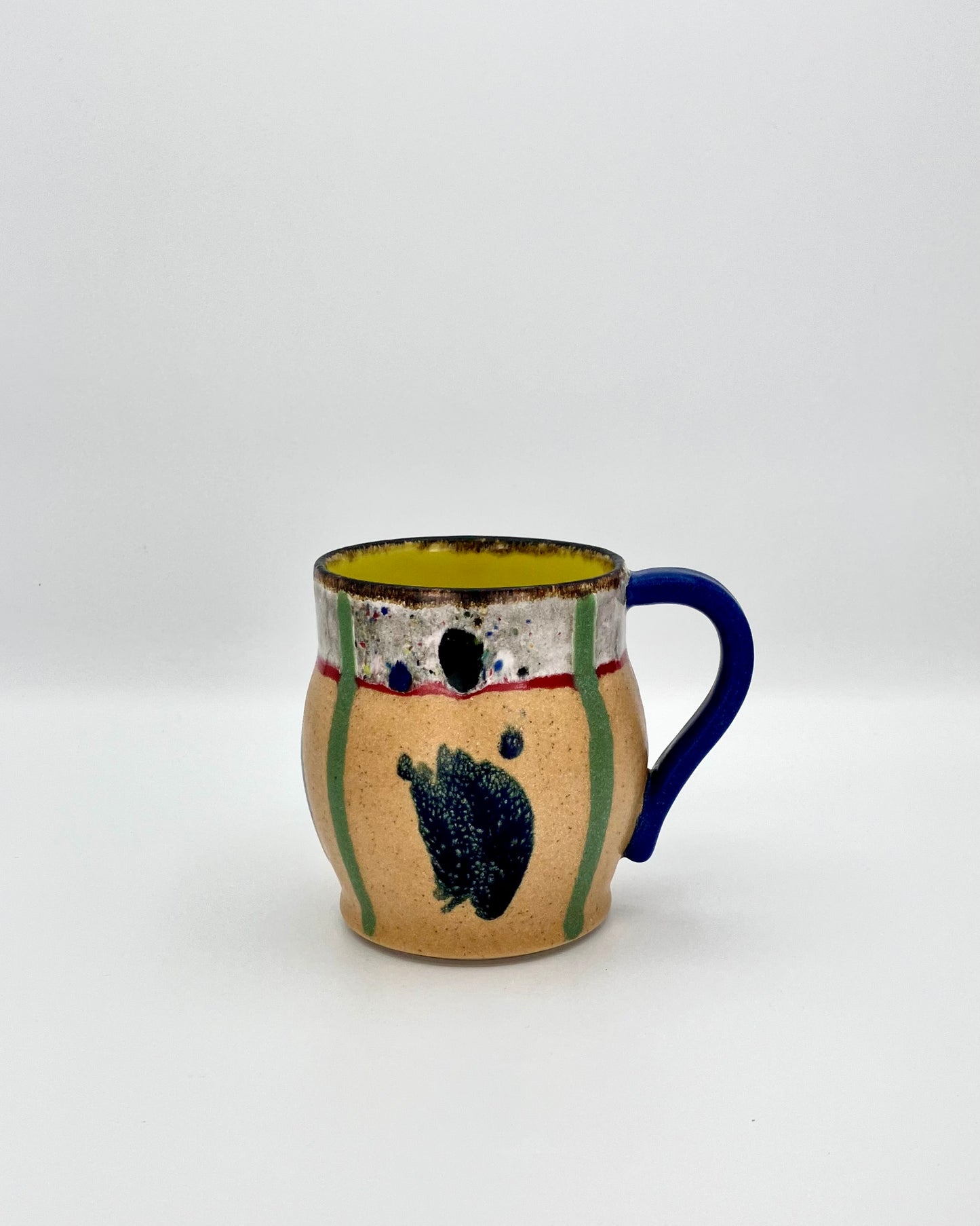 What's He Building? mug (field)