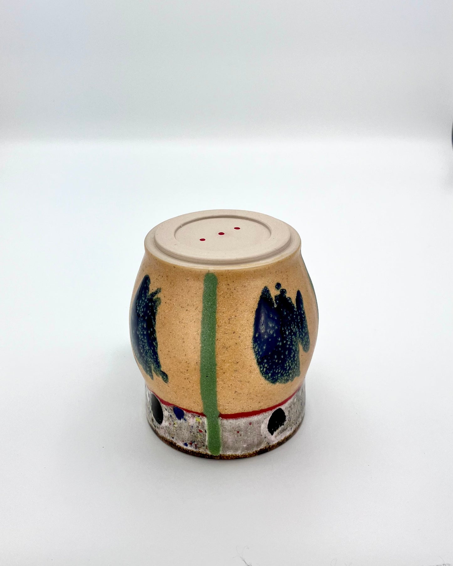 What's He Building? mug (field)