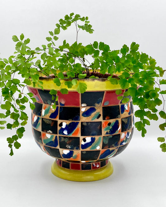 Chequered planter