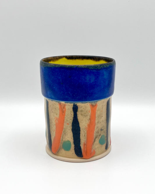 Indigo collar cup