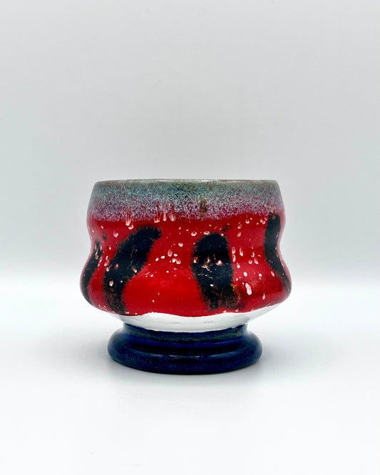 Red pudding cup