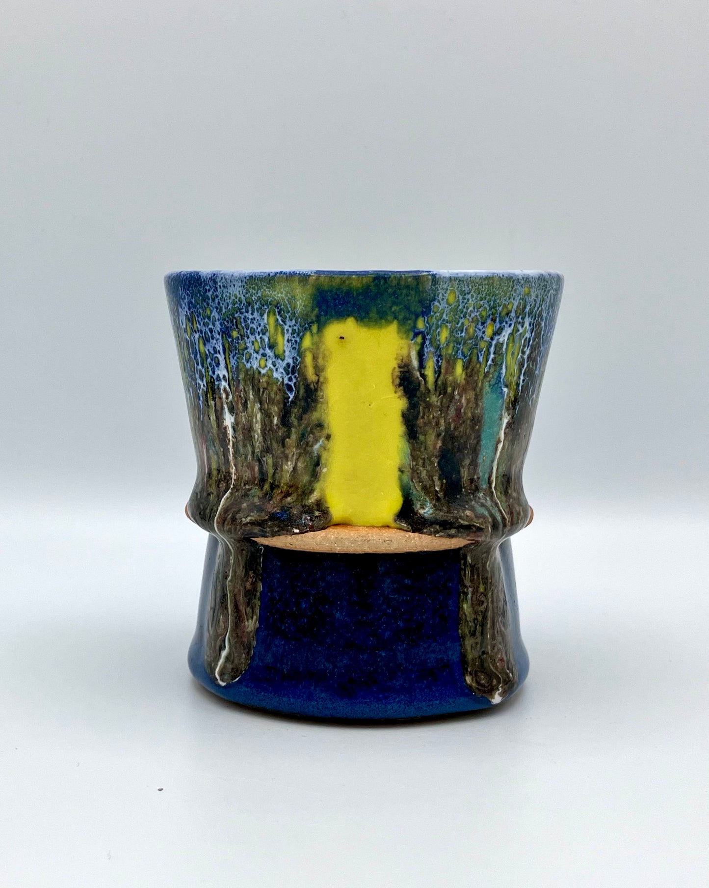 Yellow, blue leftovers cup 2 (second)